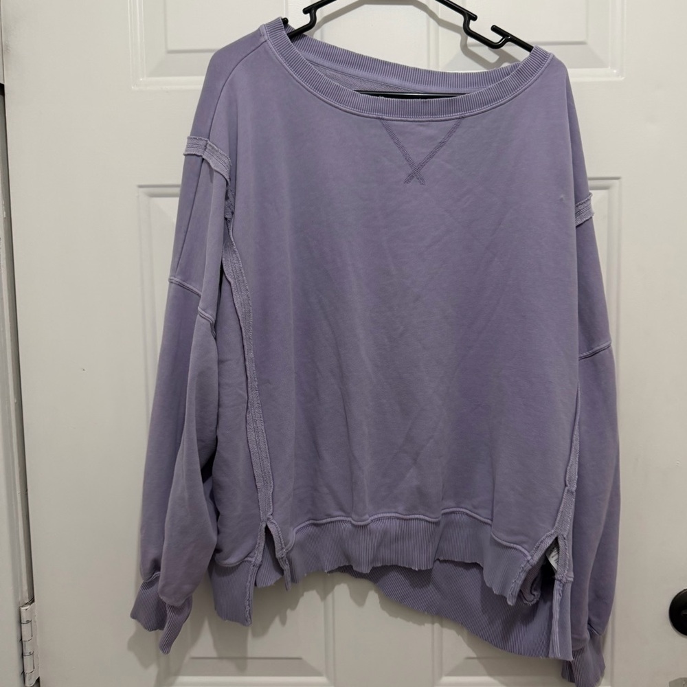 American Eagle Outfitters Lavender Sweatshirt